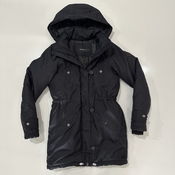 VERO MODA Jackets & Blazers - Vero Moda- Black Jacket Rain Coat -Women XSmall - Zippers Buttons